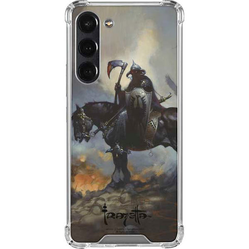 Death Dealer on Horseback by Frazetta Galaxy S24 FE Clear Case